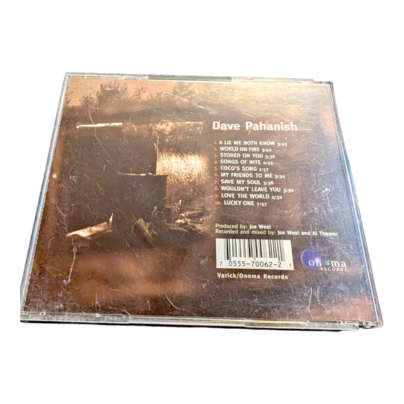 Dave Pahanish : Anywhere AUTOGRAPHED SIGNED Audio Music CD 90s - Picture 5 of 5